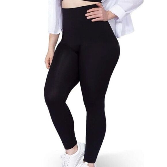 Empetua Other - Empetua High Waist Shapewear Leggings LG Black 42075 Tummy Control Compression